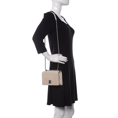 Chanel Calfskin Quilted Small Korean Garden Flap Off White 2 of 11