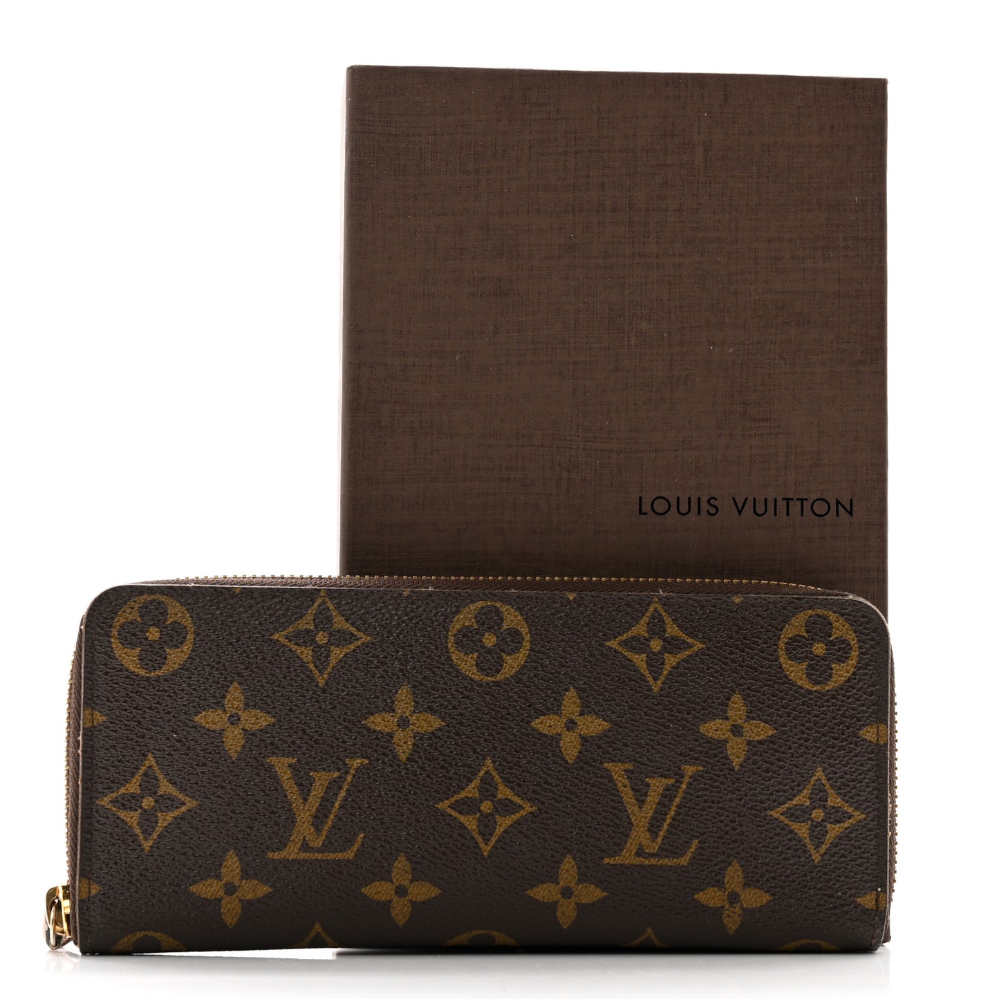 Monogram Clemence Wallet Rose Ballerine