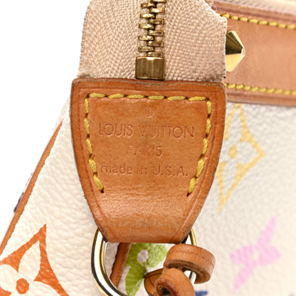 Louis Vuitton Monogram Multicolor Pochette Accessories White 6 of 10