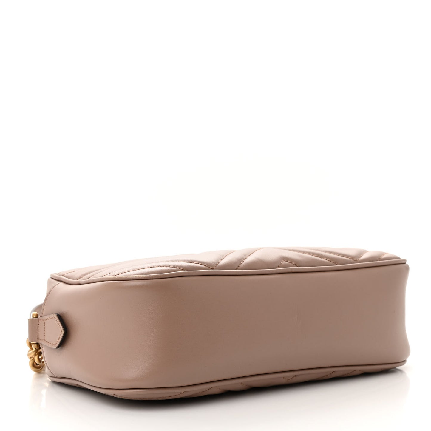 Calfskin Matelasse Small GG Marmont Chain Shoulder Bag Porcelain Rose