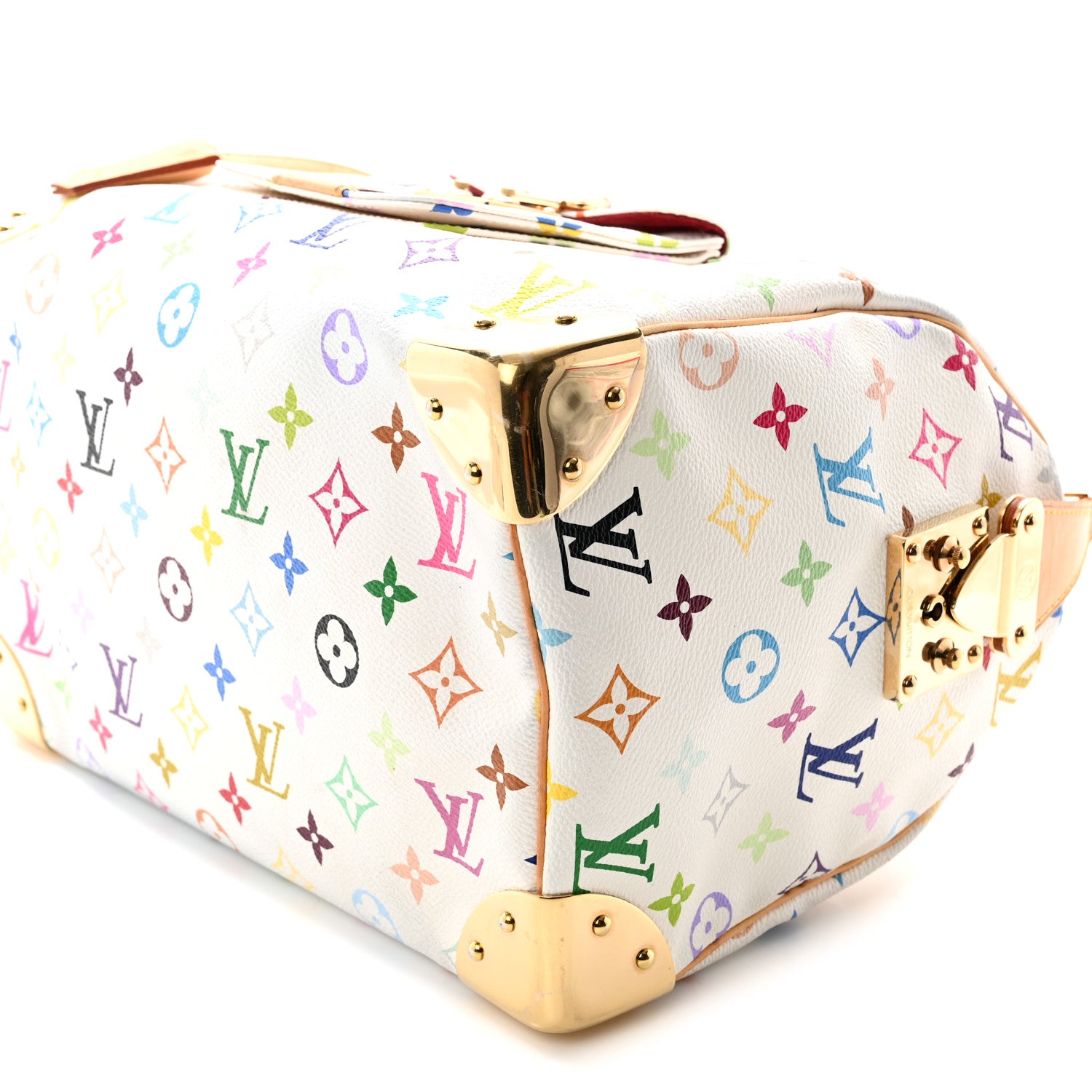 Louis Vuitton Monogram Multicolor Speedy 30 White 10 of 11