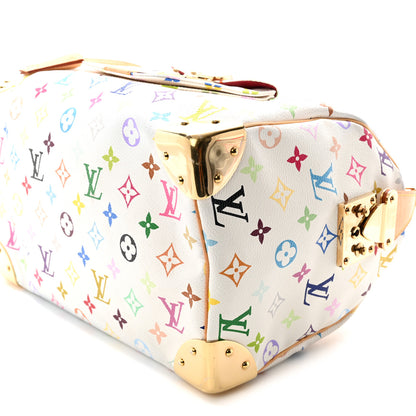 Louis Vuitton Monogram Multicolor Speedy 30 White 10 of 11