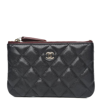 Chanel Caviar Quilted Small Cosmetic Case Black 1 of 9
