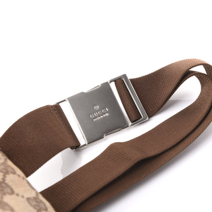 Gucci GG Monogram Double Pocket Belt Bag Dark Brown 7 of 8