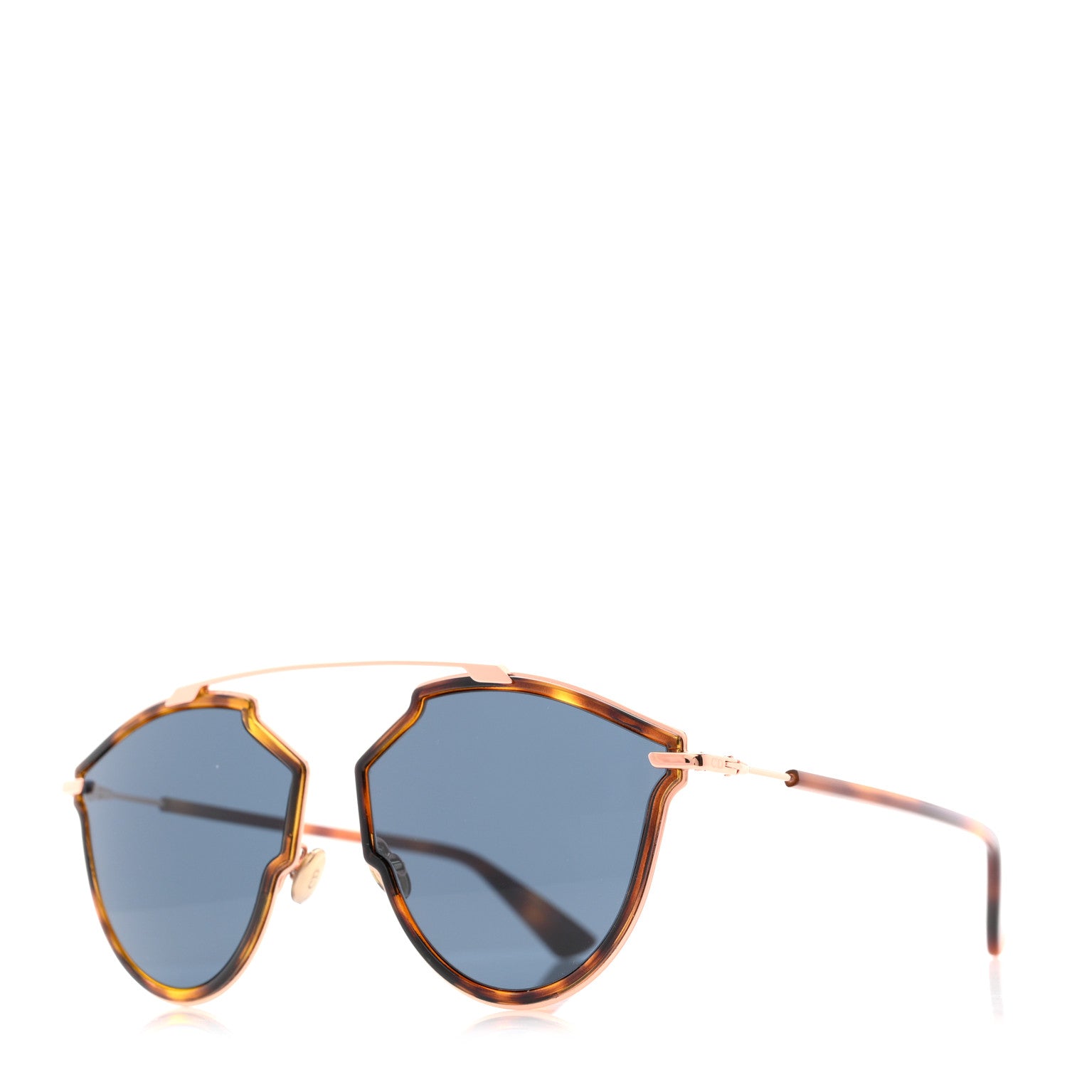 Christian Dior So Real Pop Sunglasses Blue Havana 1 of 8