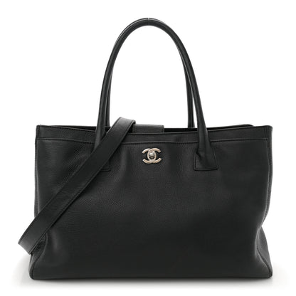 Chanel Calfskin Cerf Executive Shopper Black 1 of 16