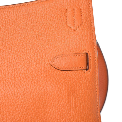 Hermes Taurillon Clemence Jypsiere 28 Orange 16 of 19