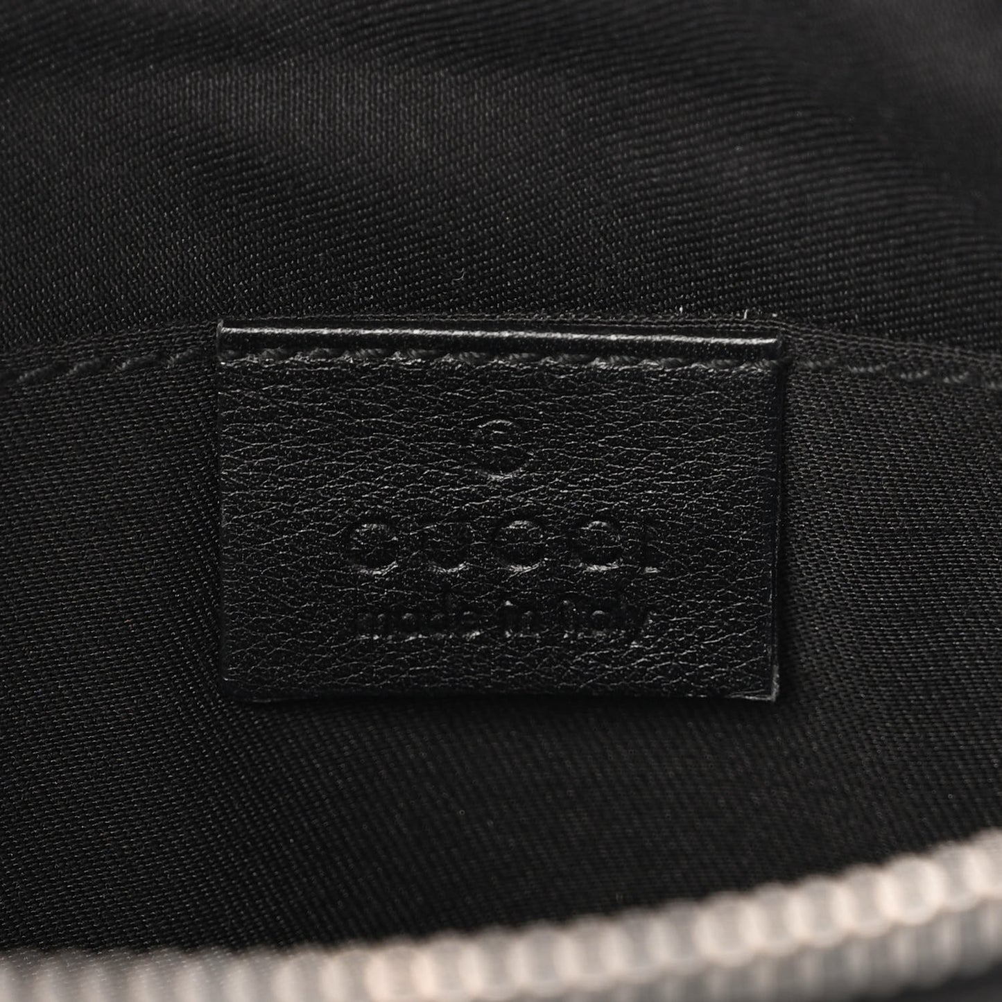 Guccissima Waist Belt Bag Black