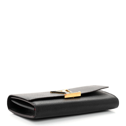 Louis Vuitton LOUIS VUITTON Taurillon Capucines Wallet Black 4 of 8
