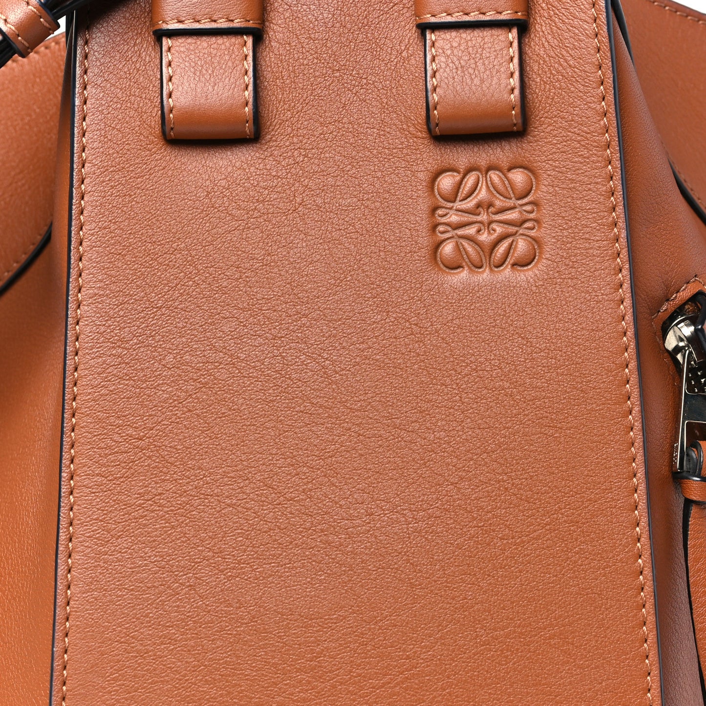 Calfskin Small Hammock Shoulder Bag Tan