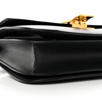 Celine Liege Calfskin Medium Classic Box Flap Bag Black 9 of 12