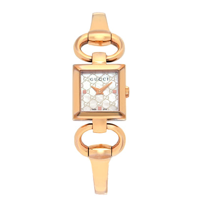 Gucci Stainless Steel Mother of Pearl 19mm Tornabuoni Quartz Watch 1 of 4