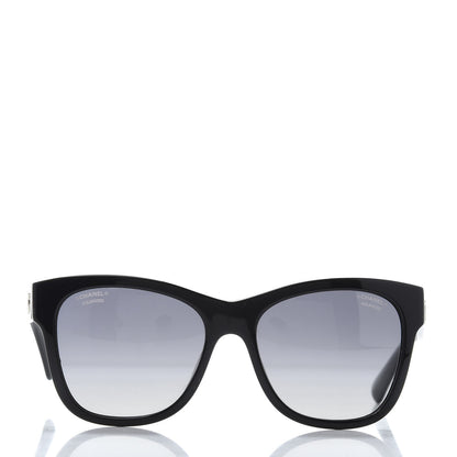 Chanel Polarized Square CC Sunglasses 5380 Black 2 of 8