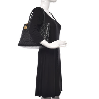 Chanel Caviar Quilted Medallion Tote Black 2 of 13