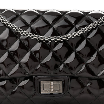 Chanel Patent Quilted 2.55 Reissue 227 Flap Dark Purple 8 of 10