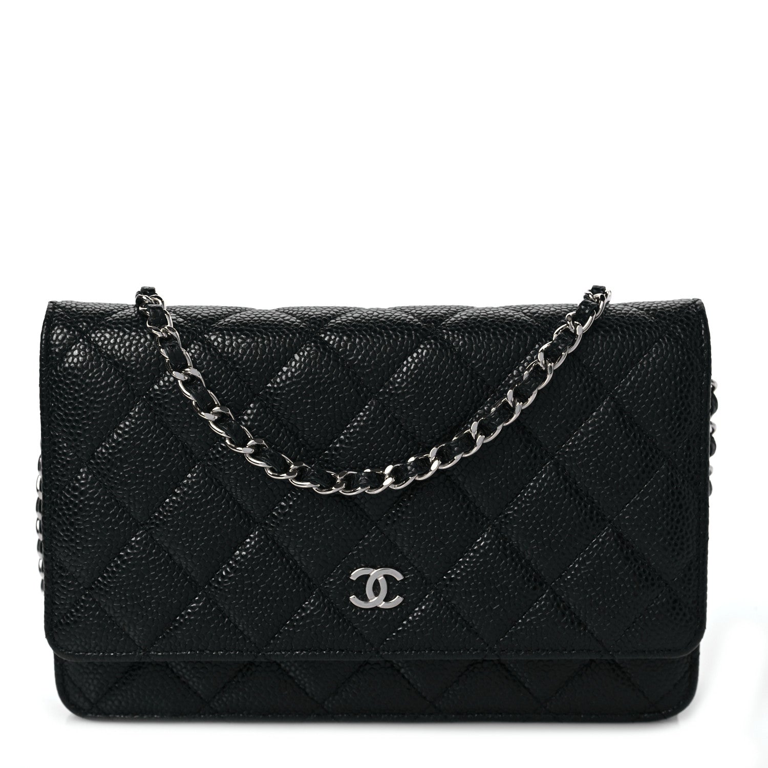 Chanel Caviar Quilted Wallet On Chain WOC Black 1 of 9