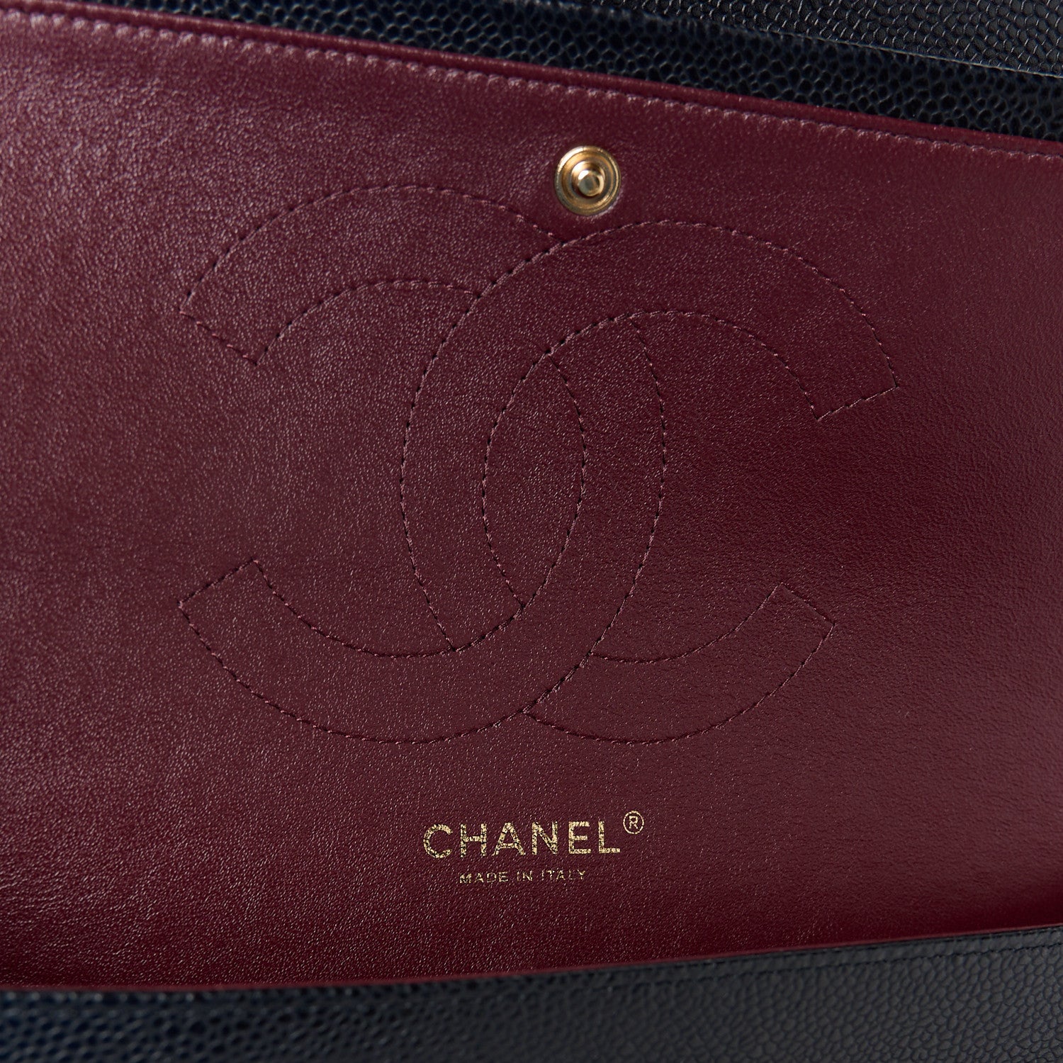 Chanel Caviar Quilted Jumbo Double Flap Black 6 of 12