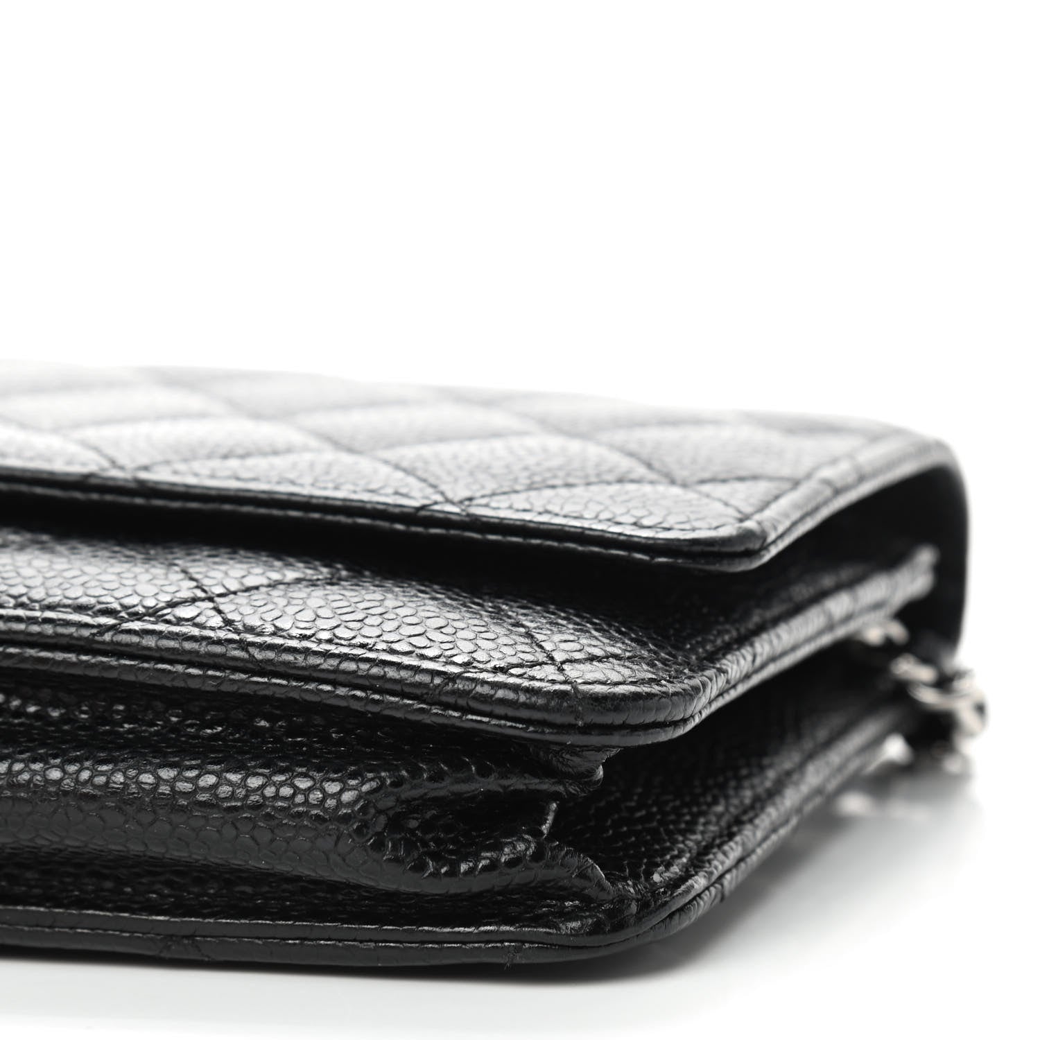 Chanel Caviar Quilted Wallet On Chain WOC Black 7 of 10