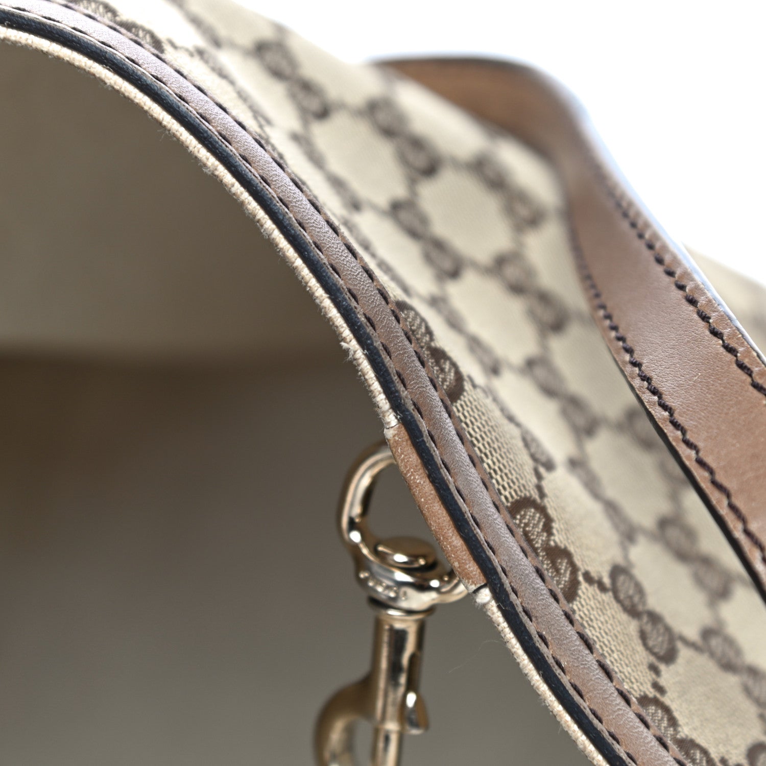 Gucci Monogram Medium Craft Tote Brown 14 of 40
