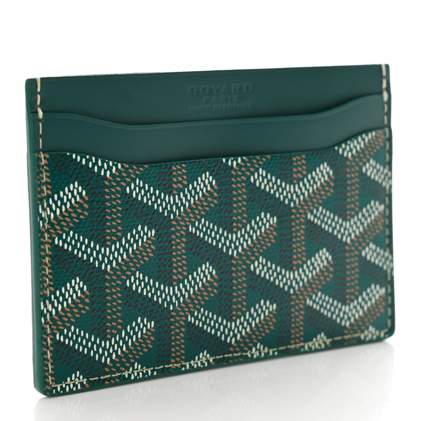 Goyardine Saint Sulpice Card Holder Green