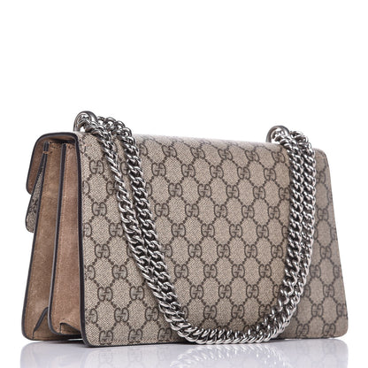 Gucci GG Supreme Monogram Small Dionysus Shoulder Bag Taupe 4 of 8