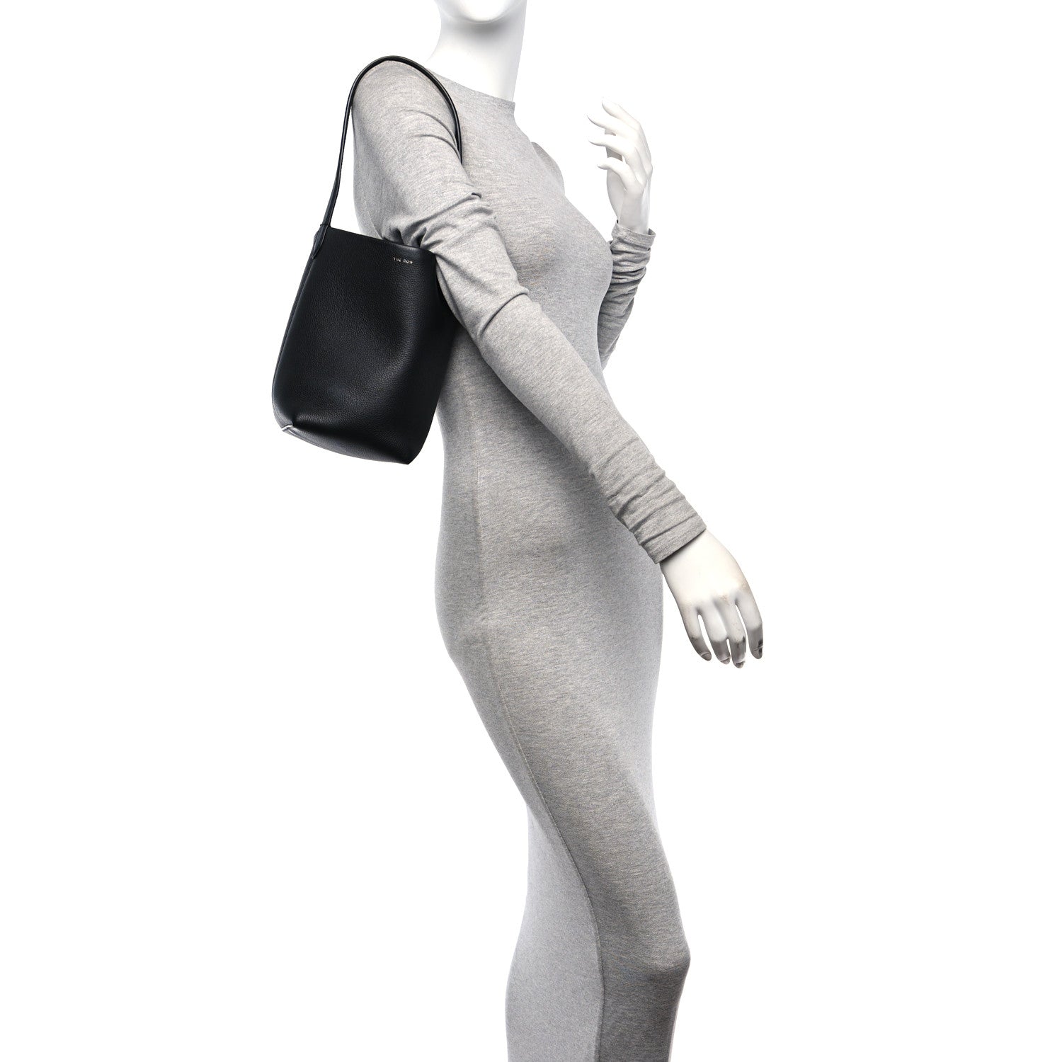 The Row Grained Calfskin Small N/S Park Tote Black 2 of 12