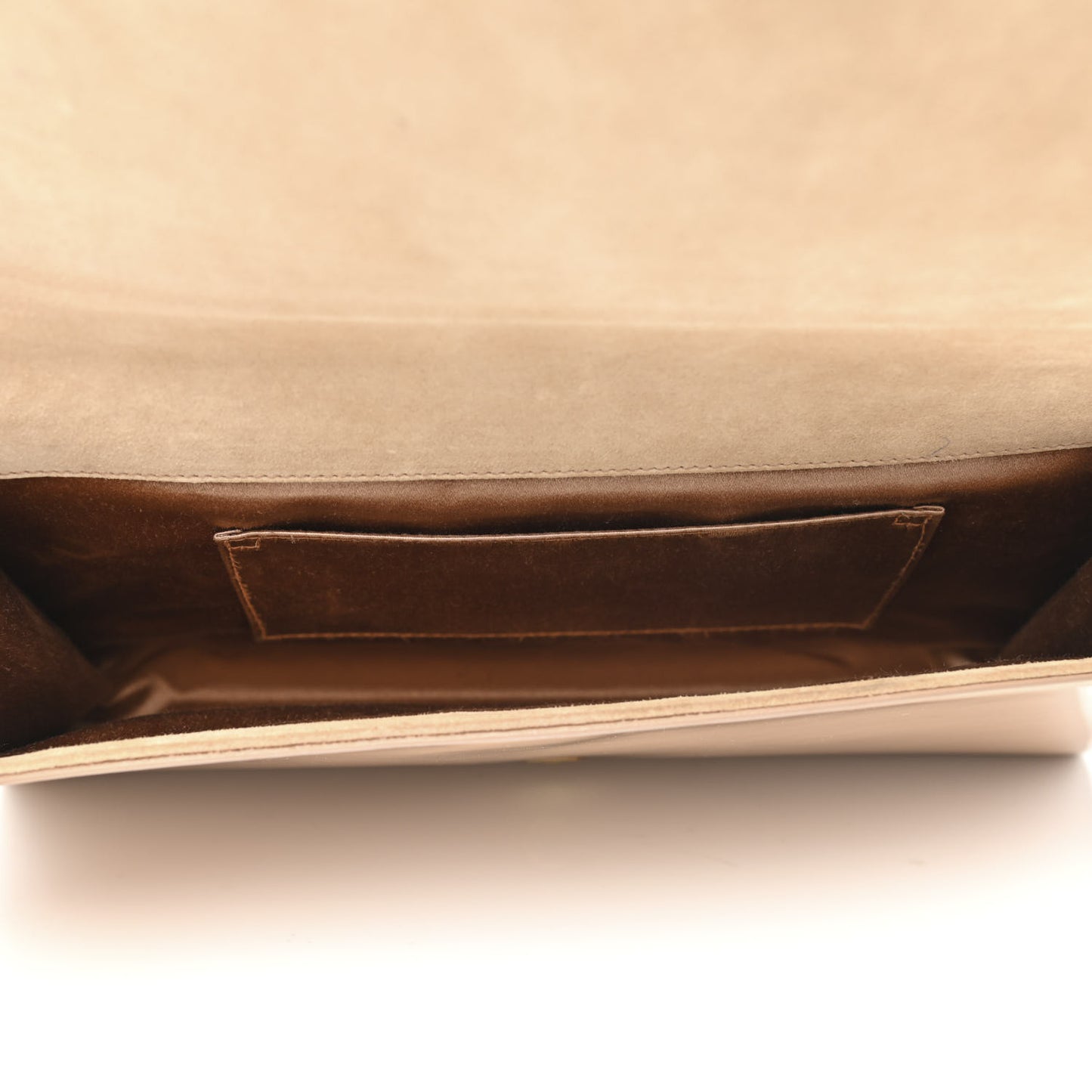 Patent Calfskin Monogram Large Belle De Jour Clutch Chair
