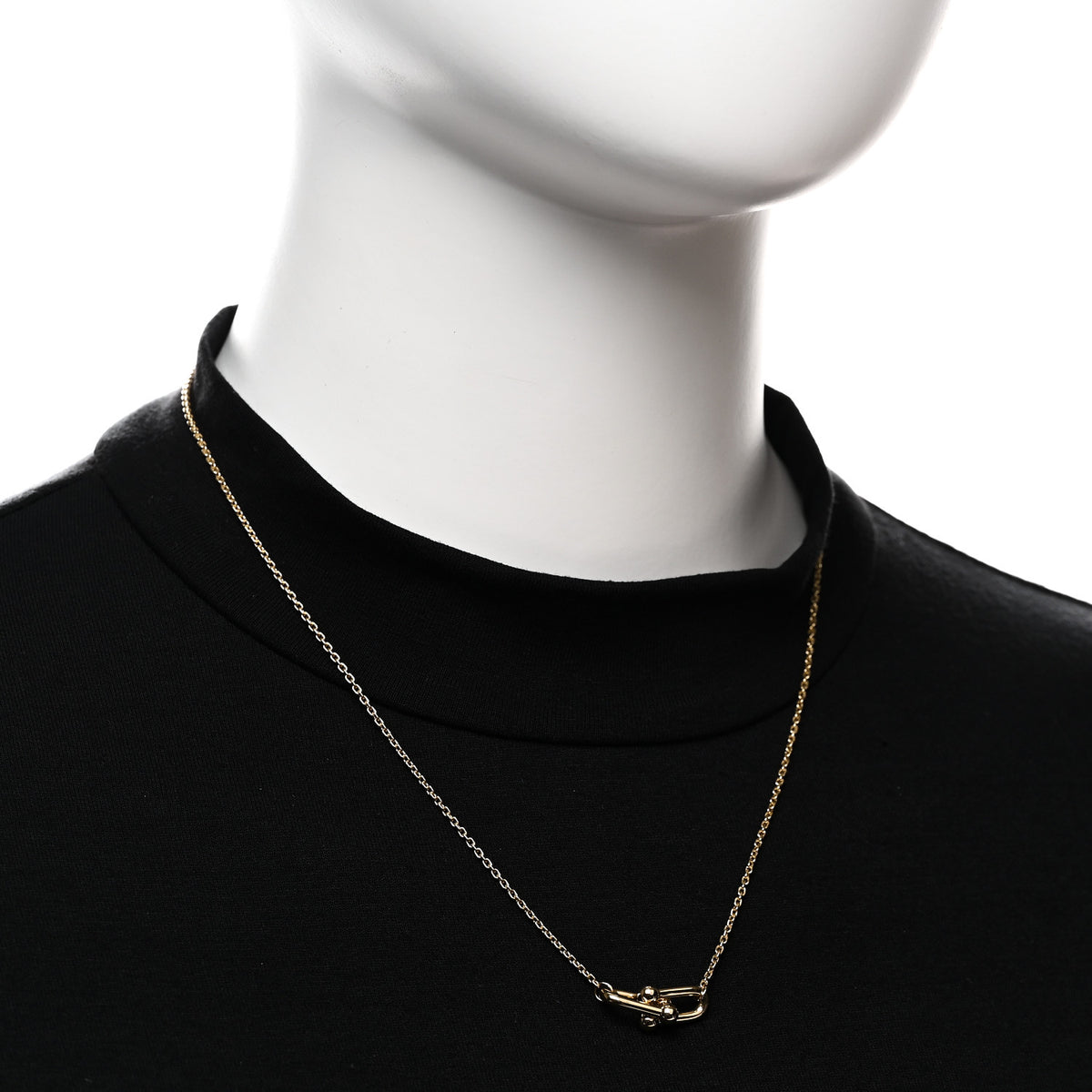 18K Yellow Gold HardWear Small Double Link Pendant Necklace