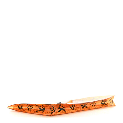 Louis Vuitton PVC Monogram Printed Envelope Pouch Orange 4 of 8