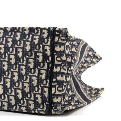 Christian Dior Oblique Large Book Tote Blue Multicolor 9 of 10
