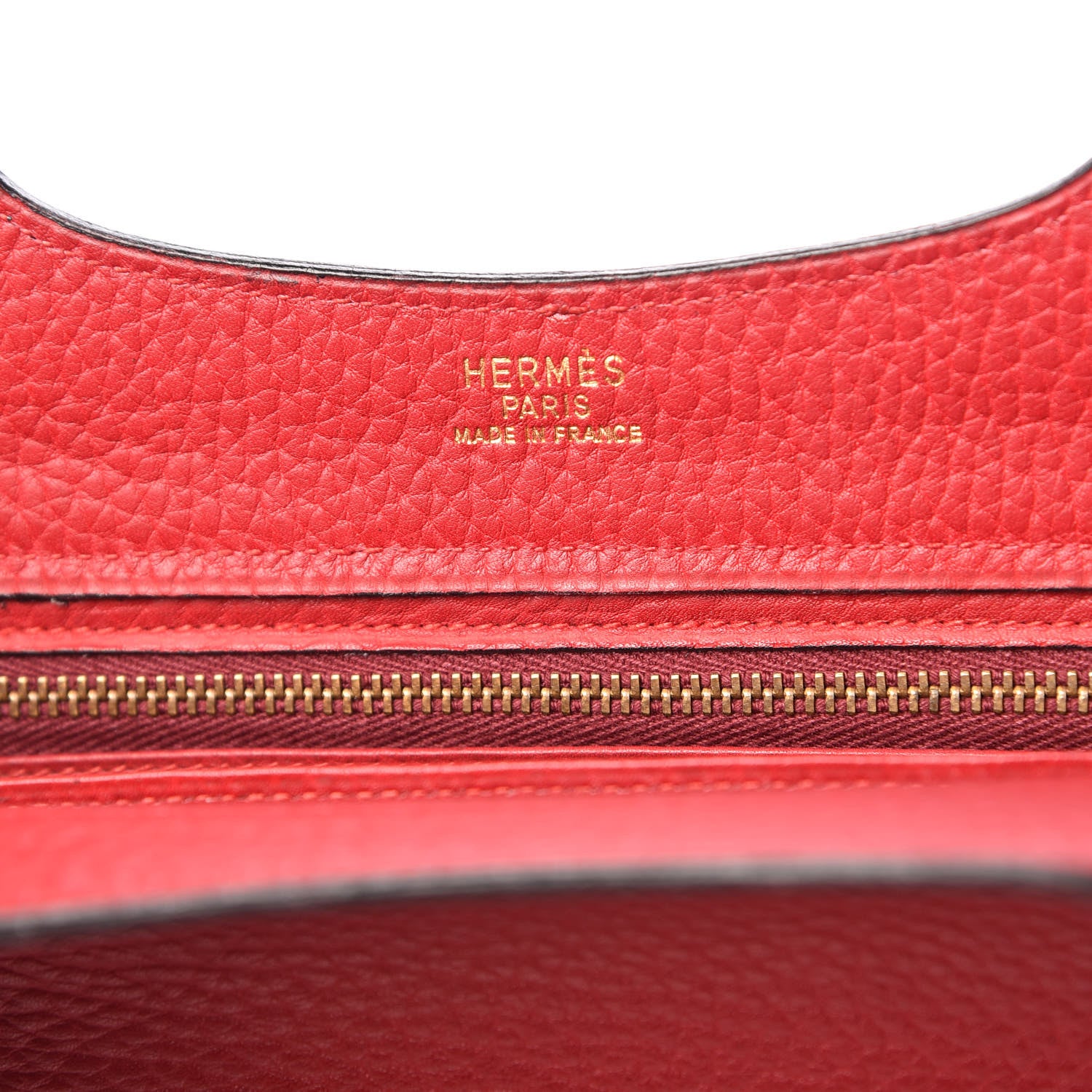 Hermes Ardennes Handle Bag Rouge Vif 6 of 14