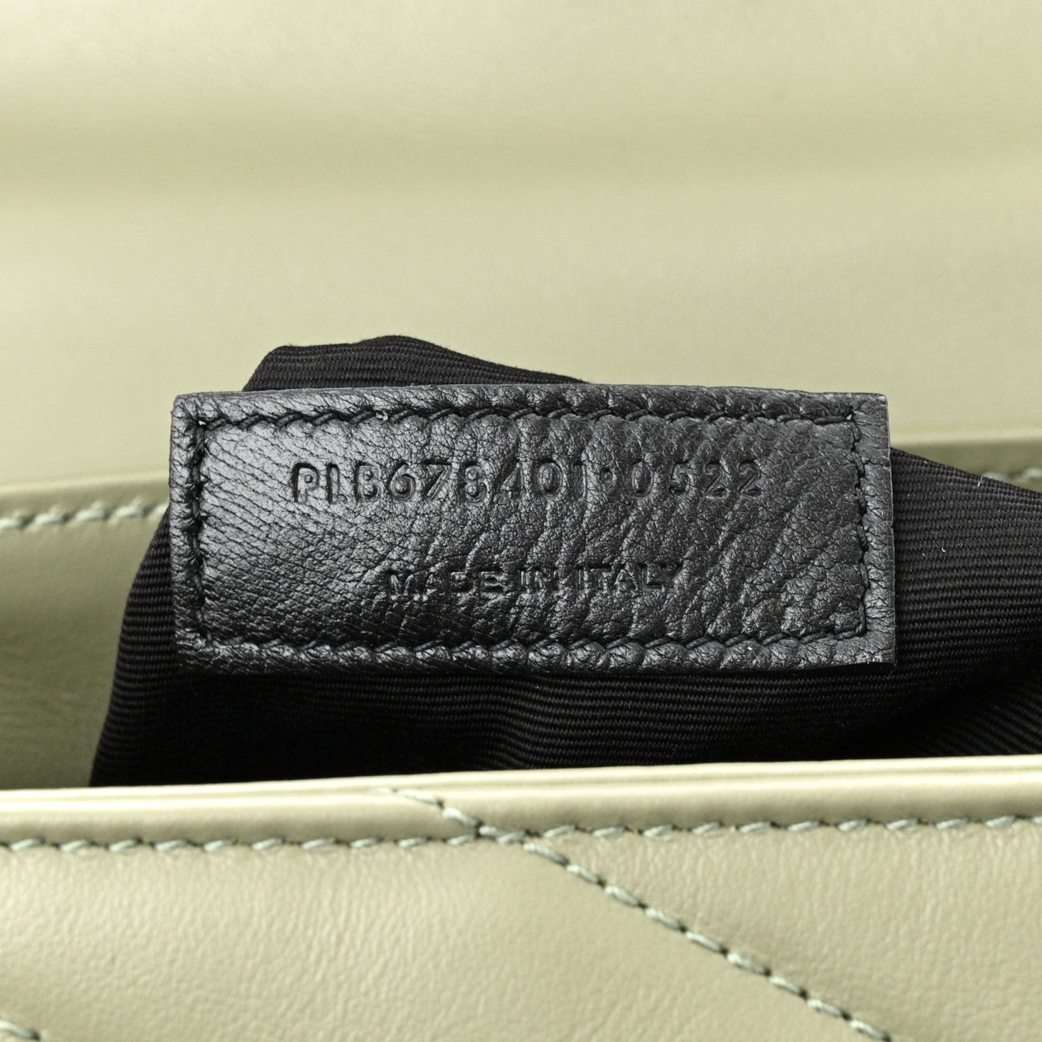 Saint Laurent Calfskin Y Quilted Monogram Toy Loulou Crossbody Bag Light Sage 8 of 11