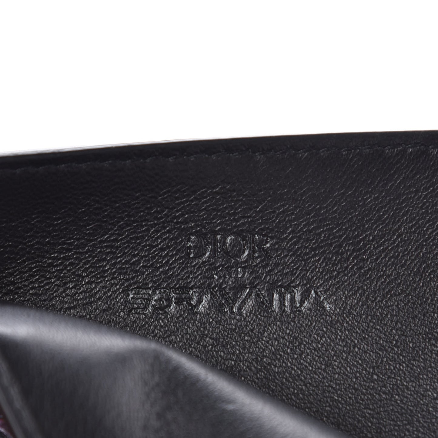 X SORAYAMA Calfskin Card Holder Blue