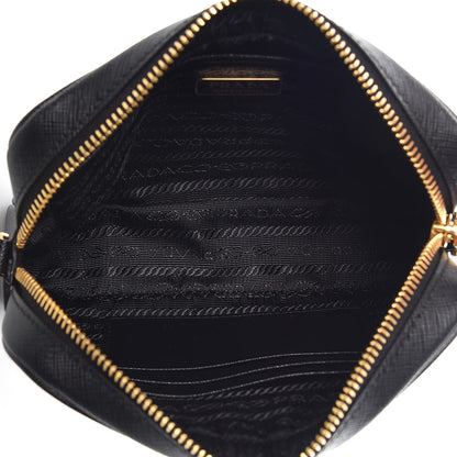 Prada Saffiano Small Camera Crossbody Bag Black 5 of 7
