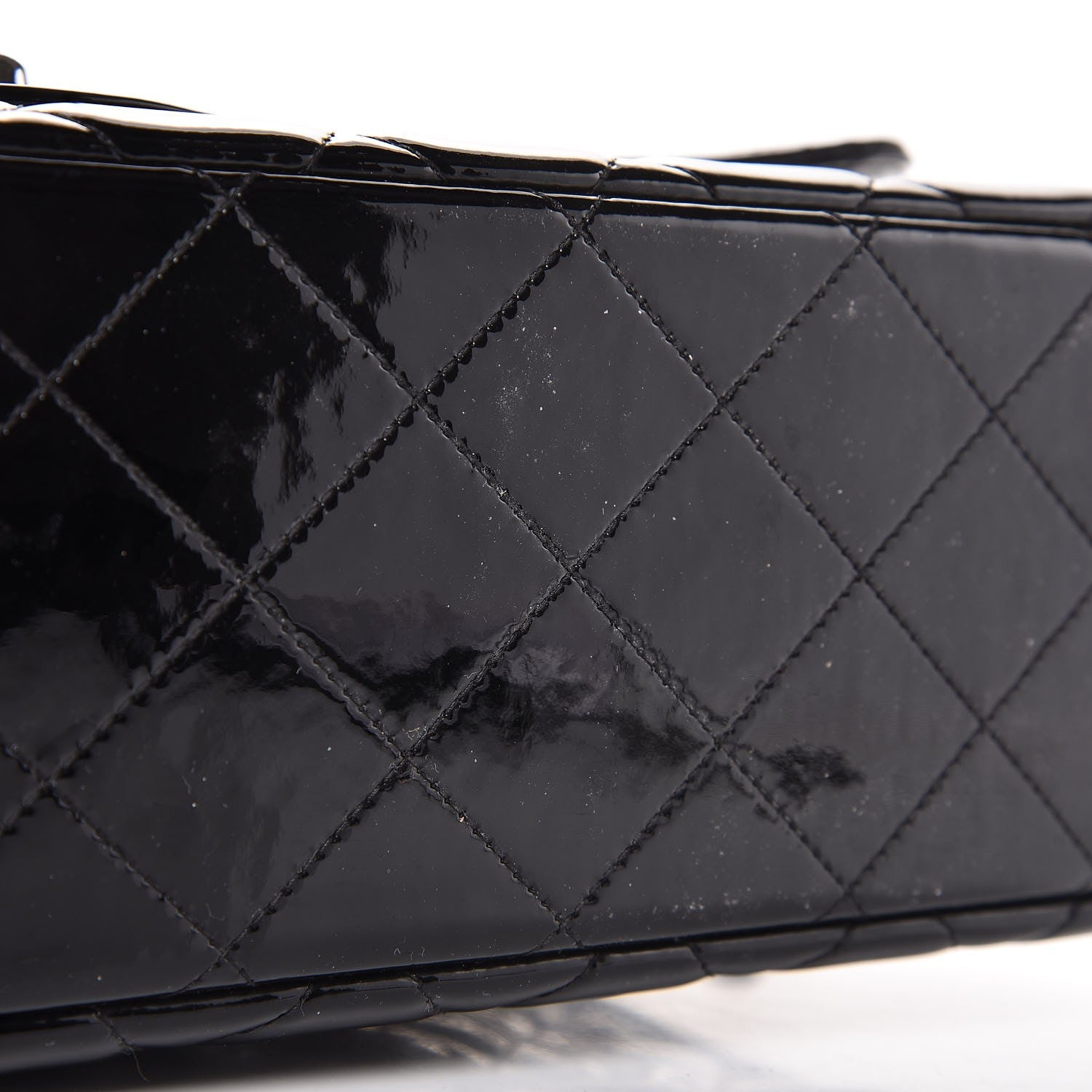 Chanel Patent Quilted Maxi Single Flap Black 10 of 10