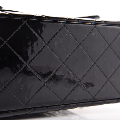 Chanel Patent Quilted Maxi Single Flap Black 10 of 10