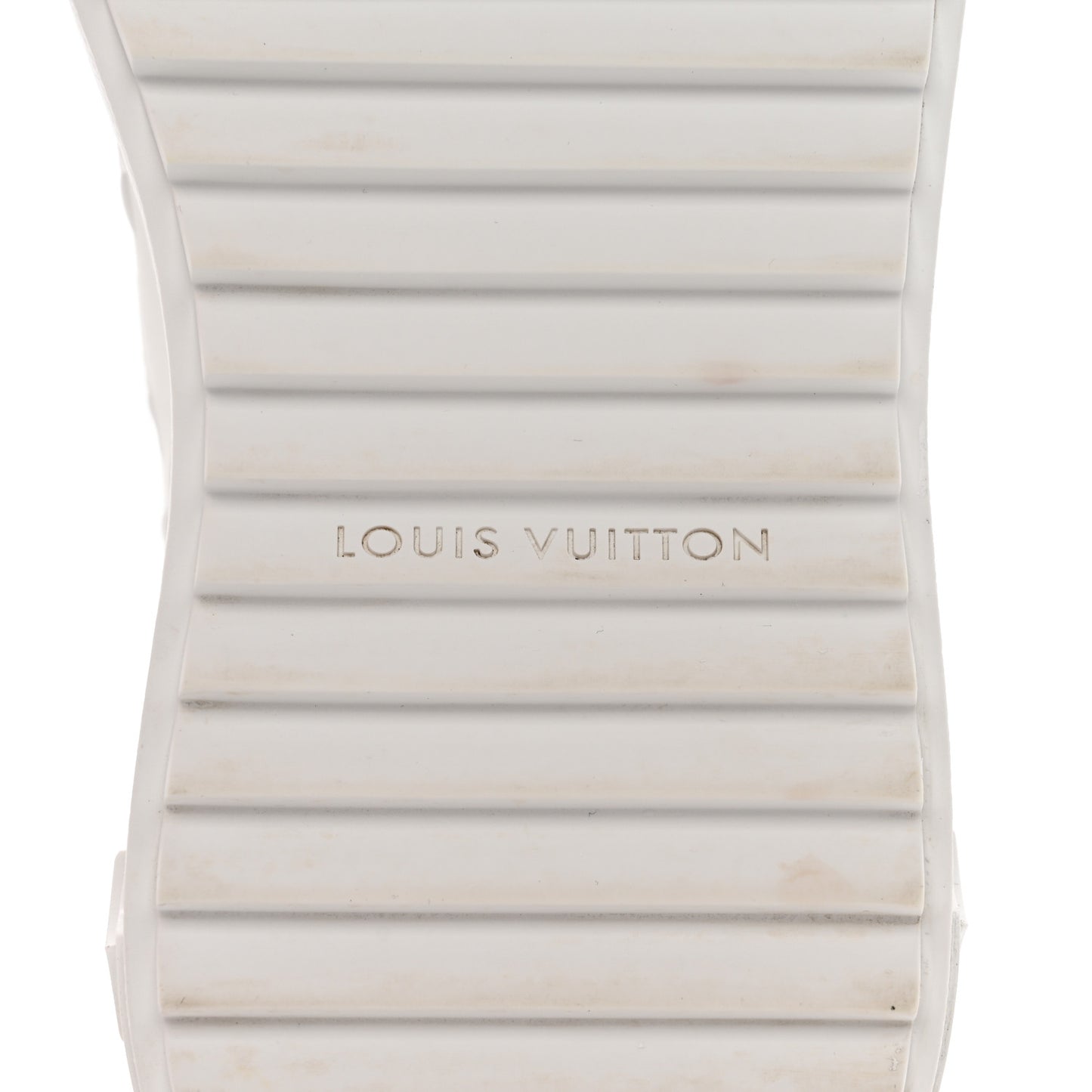Lambskin Embossed Monogram Time Out Sneakers White