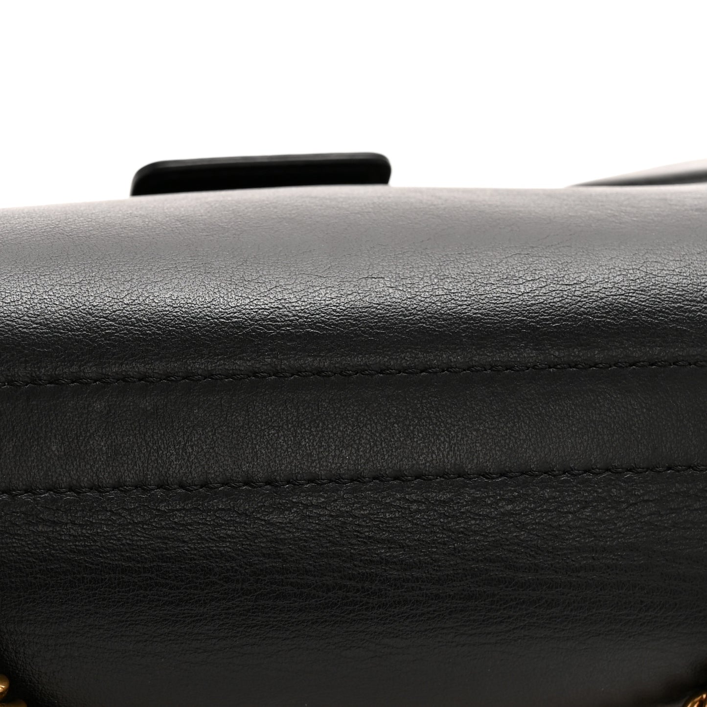 Vitello Grace Matte Small Kan U Shoulder Bag Black