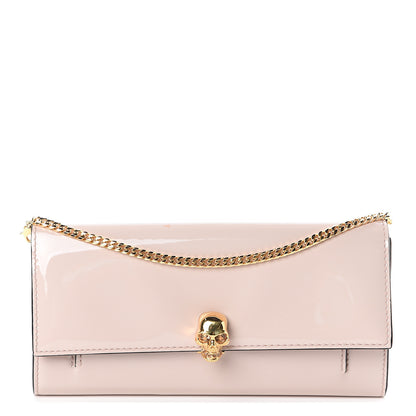 Alexander McQueen Patent Skull Wallet on Chain Teint 1 of 6