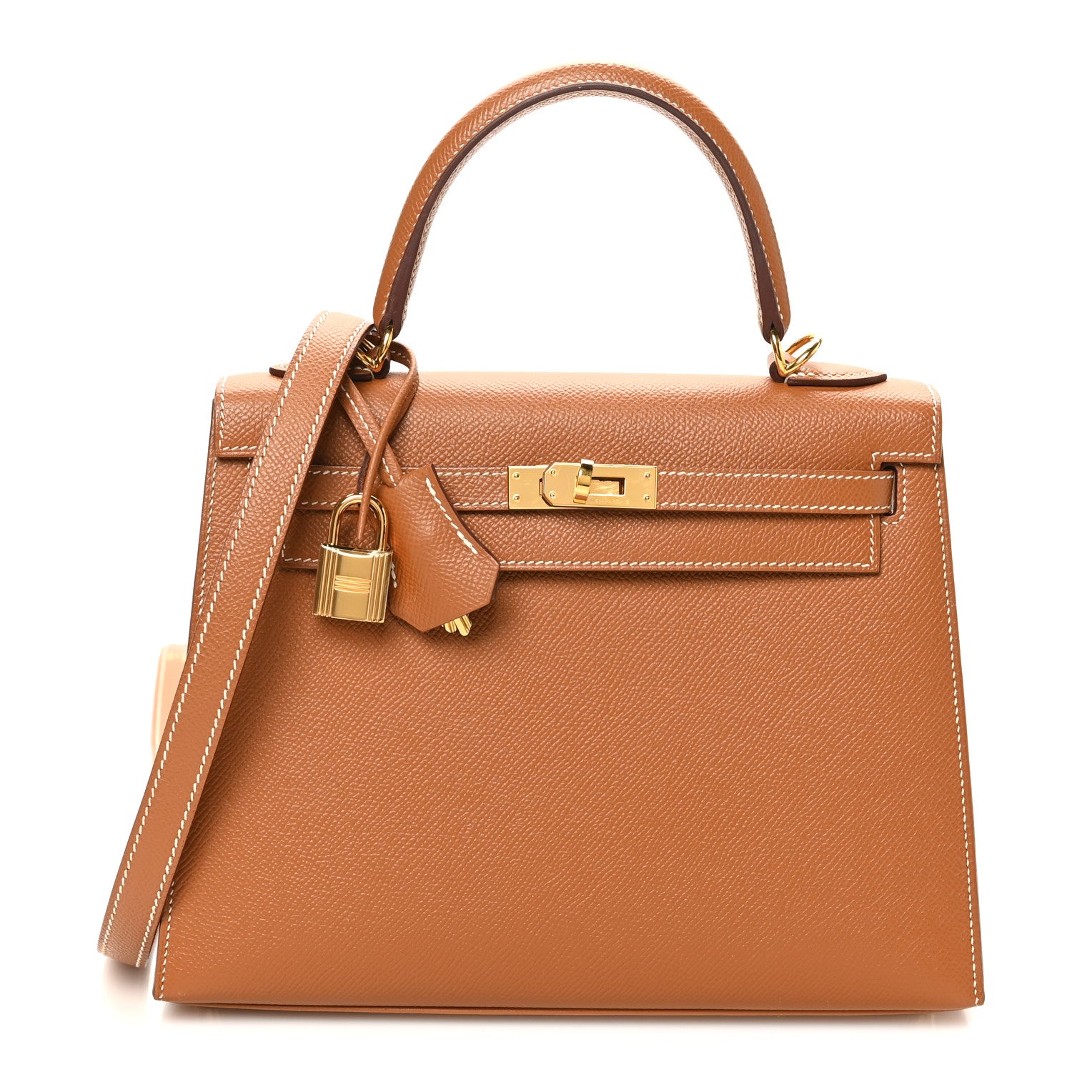 Hermes Epsom Kelly Sellier 25 Gold 1 of 10