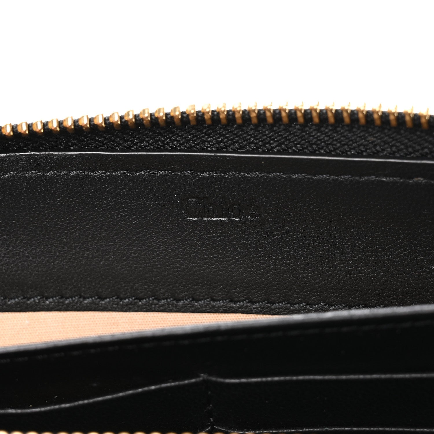 Chloe Grained Calfskin Marcie Long Zip Around Wallet Black 6 of 8