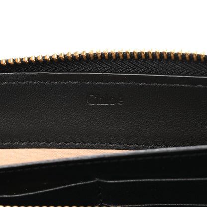 Chloe Grained Calfskin Marcie Long Zip Around Wallet Black 6 of 8