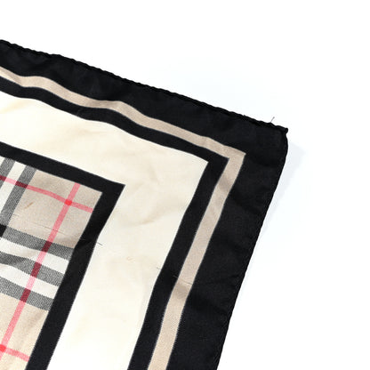 Burberry Silk Vintage Check Icon Stripe TB Monogram Print Scarf Archive Beige 5 of 5