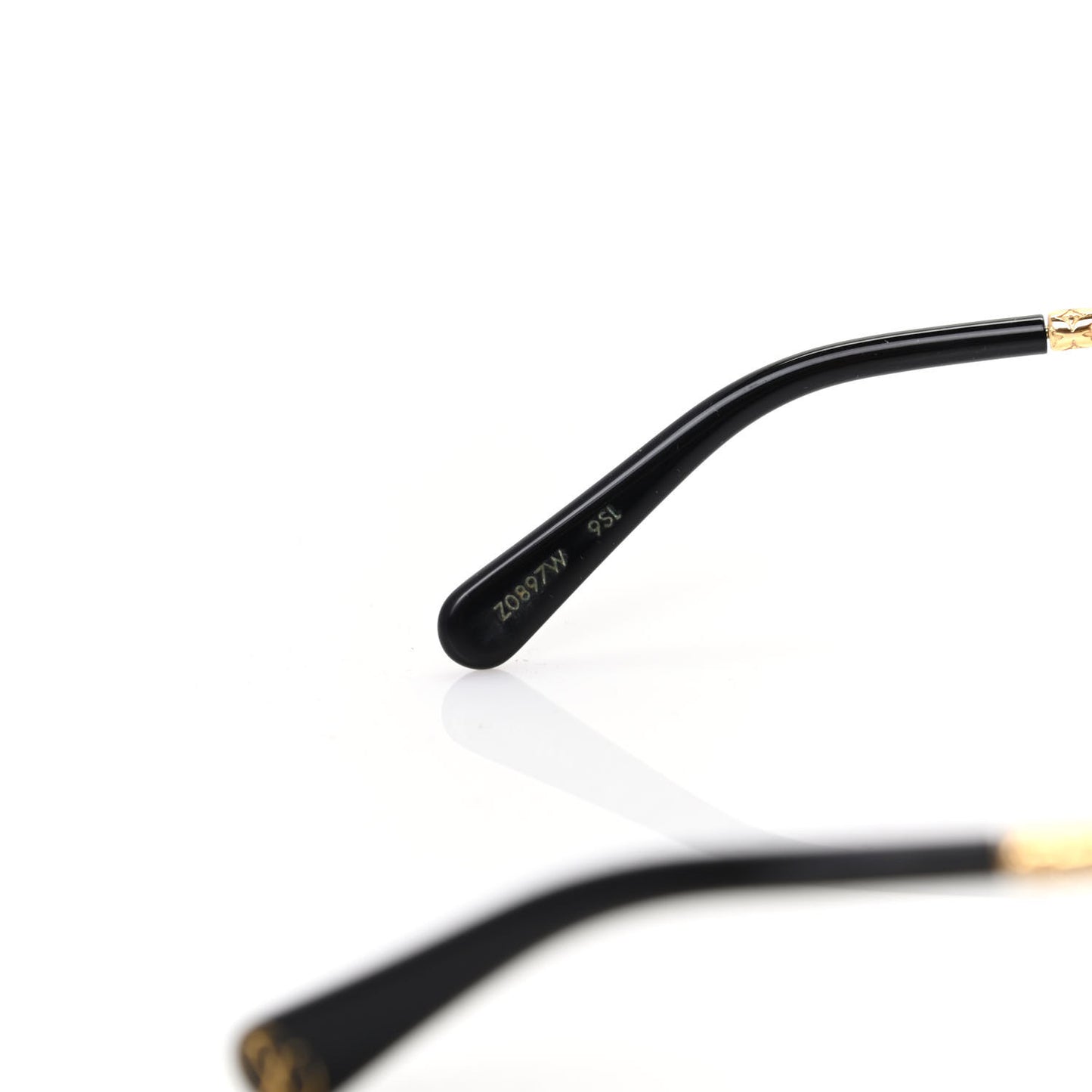 Metal LV Drive Sunglasses Z0897W Black Gold