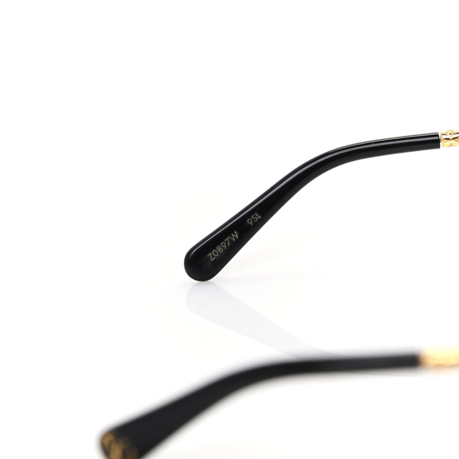 Louis Vuitton Metal LV Drive Sunglasses Z0897W Black Gold 6 of 8