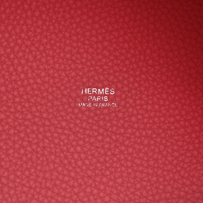 Hermes Taurillon Clemence Picotin Lock 18 PM Rose Azalee 6 of 9