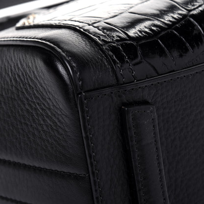 Givenchy Calfskin Crocodile Embossed Mini Antigona Black 13 of 20