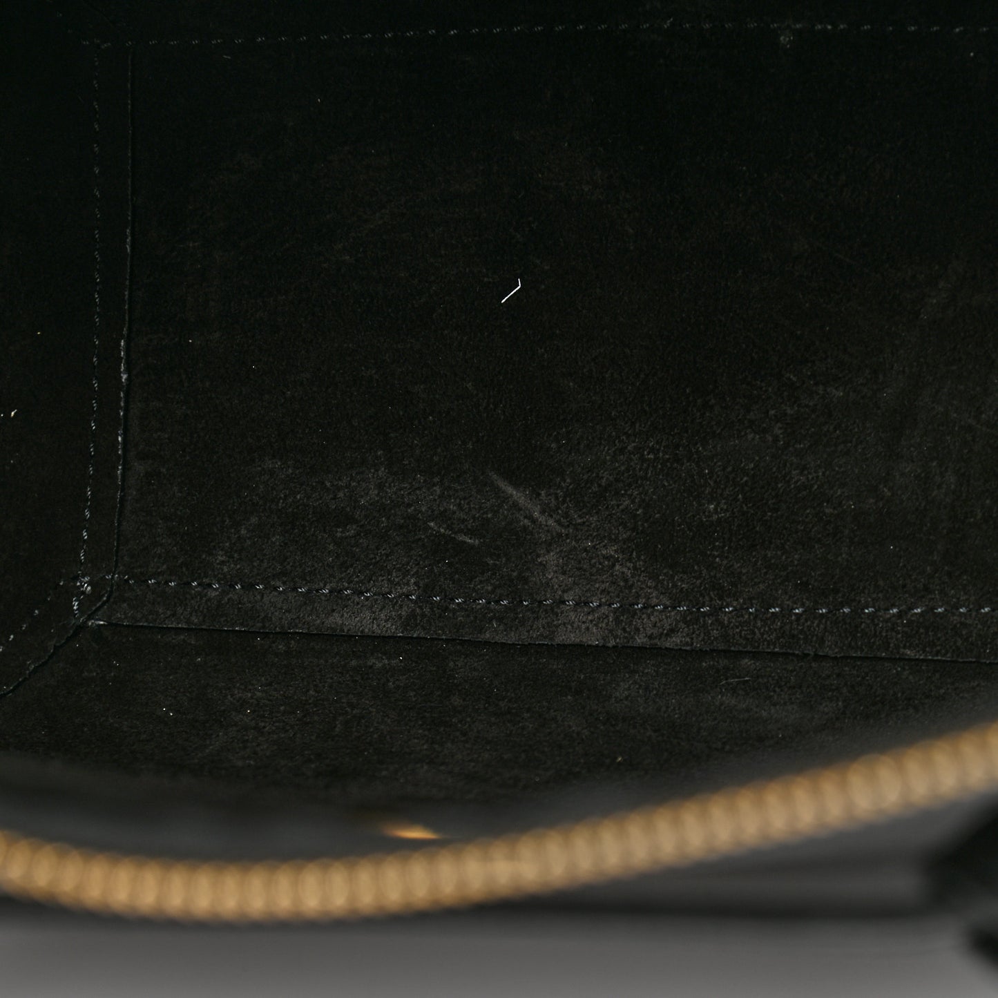 Grained Calfskin Nano Belt Bag Black