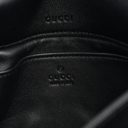 Gucci Calfskin Horsebit 1955 Aura Small Shoulder Bag Black 6 of 11