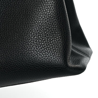 Louis Vuitton Taurillon Capucines MM Black Fuchsia 9 of 10
